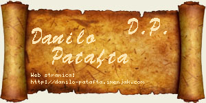 Danilo Patafta vizit kartica